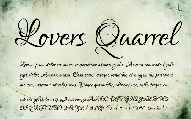 LOVERS QUARREL